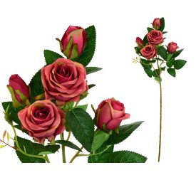 VARA ROSAS X 5 -66CM (FUCSIA)