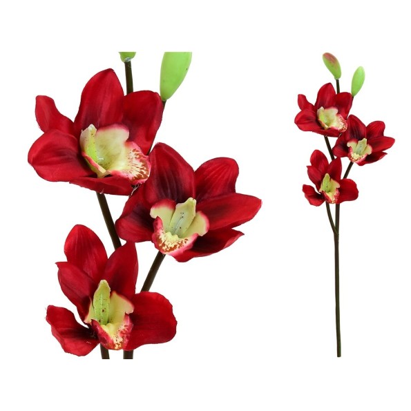 VARA CYMBIDIUM X 3 -52CM (ROJO)