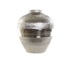 JARRON ALUMINIO 26X26X34 PLATEADO