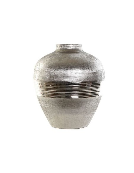 JARRON ALUMINIO 26X26X34 PLATEADO