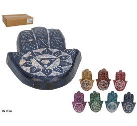 PORTA INCIENSO MANO FATIMA 6CM 7STD