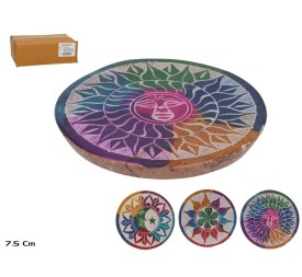 PORTA INCIENSO REDONDO SUN 7,5CM SURT.