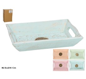 BANDEJA MADERA TALLADA 16,5X24CM