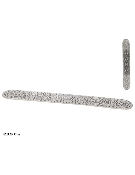 PORTA INCIENSO ALUMINIO 23,5X3CM