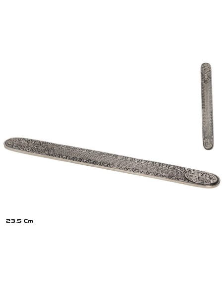 PORTA INCIENSO ALUMINIO 23,5X2,5CM (1664)