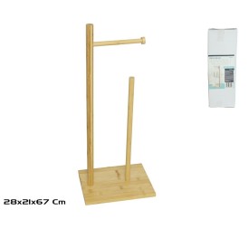PORTA-ROLLOS WC BAMBU 28X21X67CM