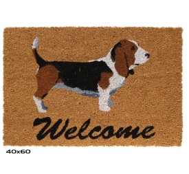 FELPUDO COCO 40X60CM WELCOME DOG