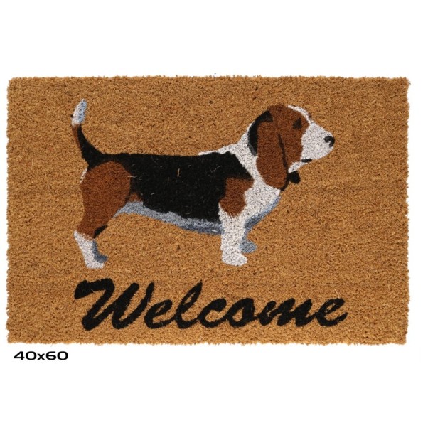 FELPUDO COCO 40X60CM WELCOME DOG