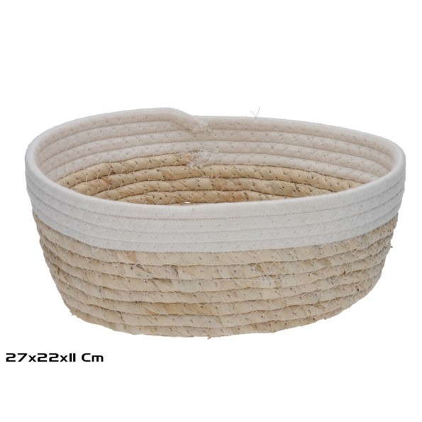 CESTA LIFE 27X22X11 BLANCA