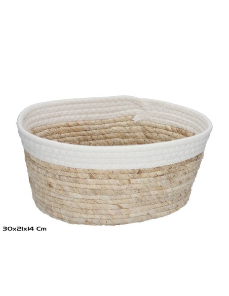 CESTA LIFE 30X21X14 BLANCA