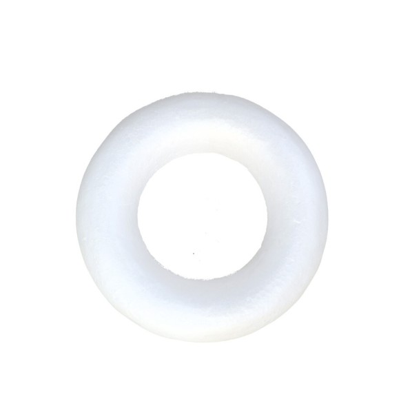 CORONA BLANCA MANUALIDAD 25CM