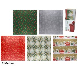 ROLLO PAPEL REGALO XMAS 0,70X2M 2