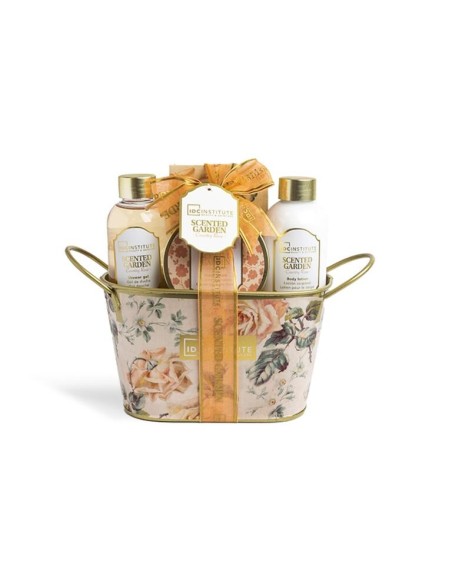 IDC INSTITUTE SCENTED GARDEN 4 PCS TIN BOX