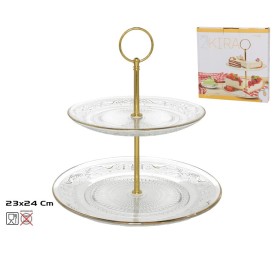 TARTERA 2 ALTURAS KIRA 23X24 CM (6776)