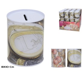 HUCHA 8X10 CM MONEDAS EUROS