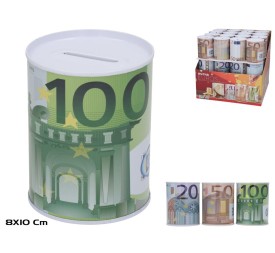 HUCHA 8X10 CM BILLETES EUROS