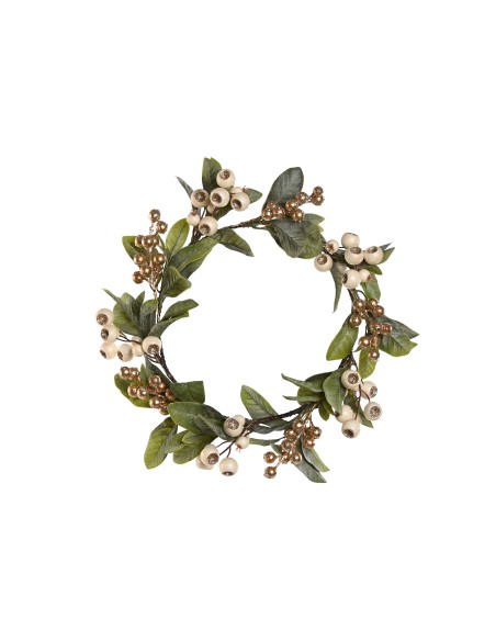 CORONA ESPUMA PVC 35X7X35 NEVADO VERDE