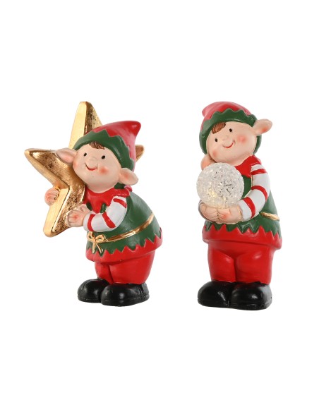 FIGURA CERAMICA 11X8X20 ELFO 2 SURT.