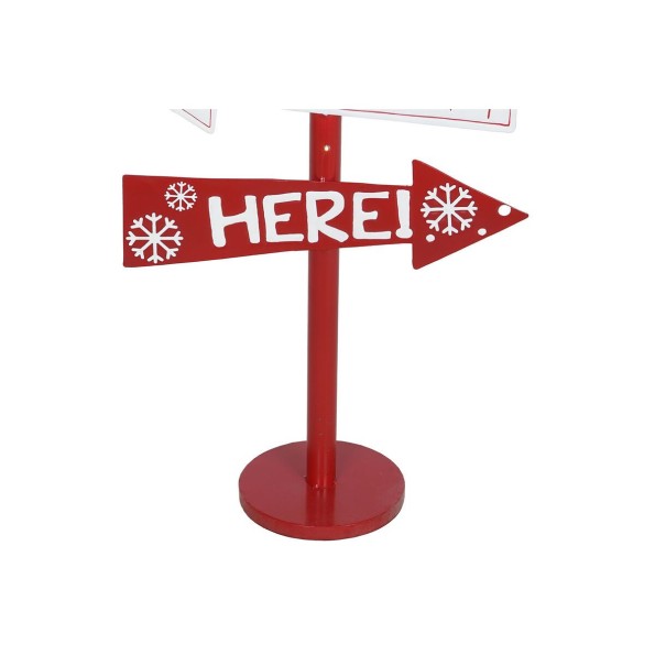 FAROLA LED METAL 54,5X22X154 SEòAL ROJO