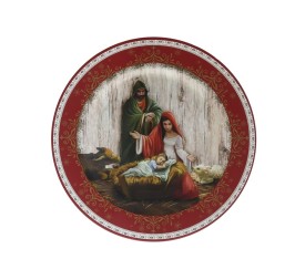 BAJOPLATO ALADO PESEBRE  33X33X1,5CM
