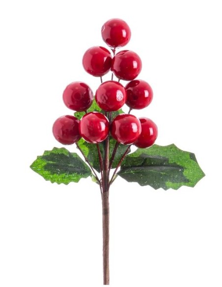 PICK ACEBO ROJO 16 CM