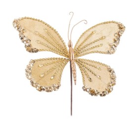 MARIPOSA POLIESTER ORO 22 X 17 X 15 CM