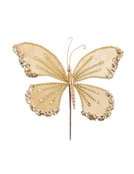 MARIPOSA POLIESTER ORO 22 X 17 X 15 CM