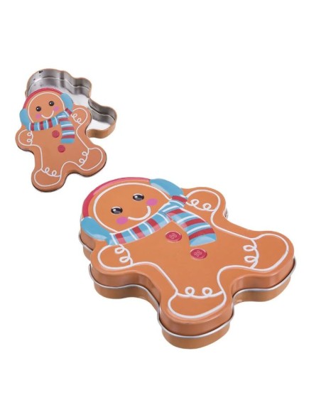 CAJA MUÑECO JENGIBRE METAL 12,50 X 9,50 X 2,20 CM