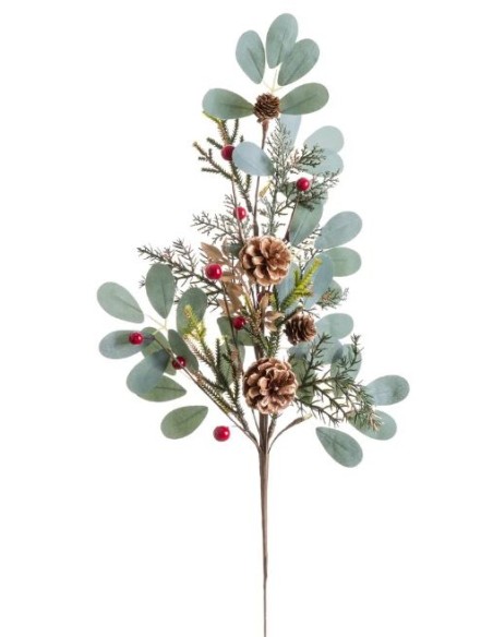 RAMA FOLLAJE PLÁSTICO 15 X 5 X 65 CM