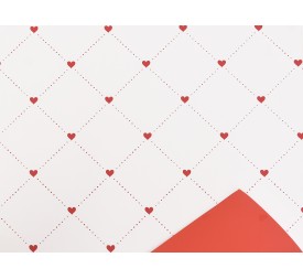 BOBINA PERLATO PUNTOS/CORAZON 0,7X40M