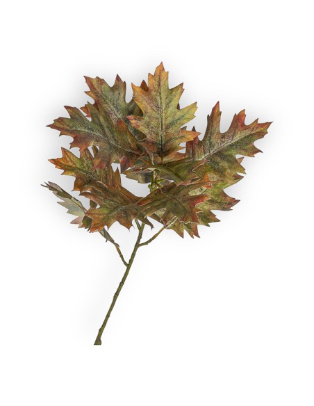  HOJA DE ROBLE PINK GREEN 70 CM