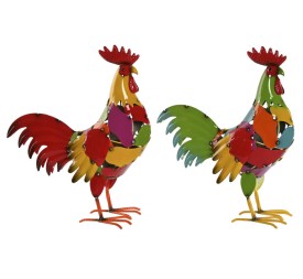 FIGURA METAL 37X15,5X44,5 GALLO 2 SURT.