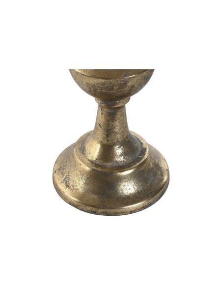 CANDELABRO METAL 38,5X38,5X80 5BRAZOS DORADO