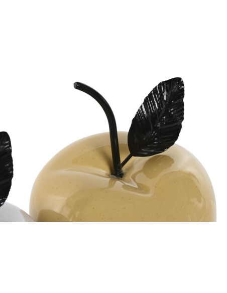 DECORACION PORCELANA 12X12X16 MANZANA 3 SURT.