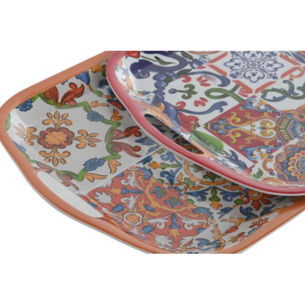 BANDEJA MELAMINA 41X29X2,5 LIMONES 2 SURT.