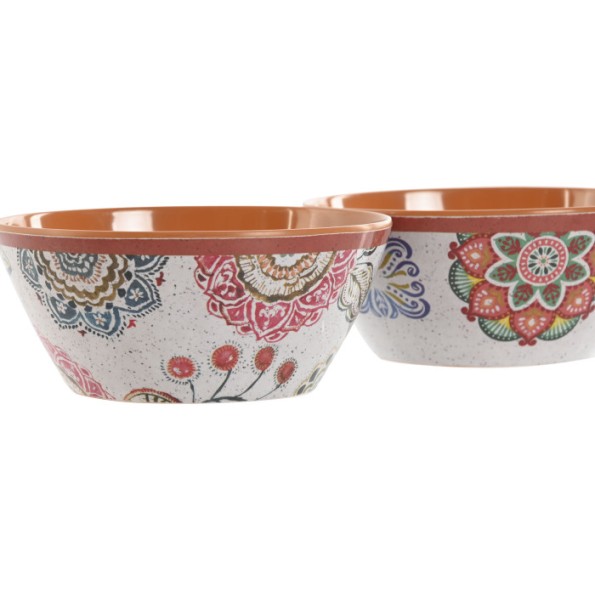 BOL MELAMINA 12,8X12,8X5,5 MANDALA 2 SURT.