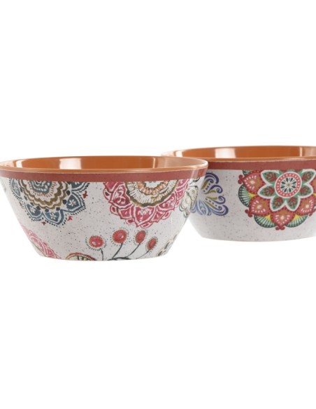BOL MELAMINA 12,8X12,8X5,5 MANDALA 2 SURT.