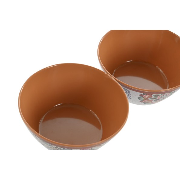 BOL MELAMINA 12,8X12,8X5,5 MANDALA 2 SURT.