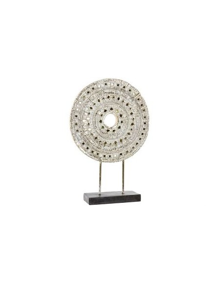 FIGURA RESINA 34,5X9,5X51,5 MANDALA DORADO