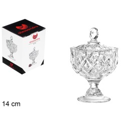 BOMBONERA CRISTAL JOSI 14 CM