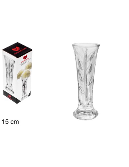 FLORERO CRISTAL CARMELA 15CM
