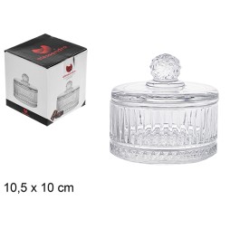 BOMBONERA CRISTAL LUXURY 10,5X10CM