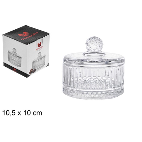 BOMBONERA CRISTAL LUXURY 10,5X10 CM