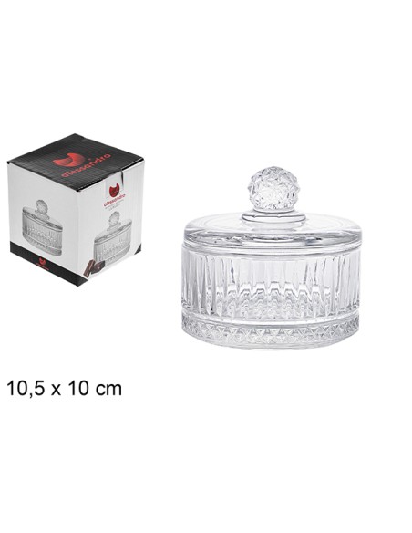 BOMBONERA CRISTAL LUXURY 10,5X10CM