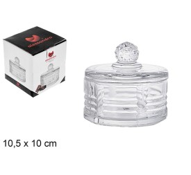 BOMBONERA CRISTAL PRATO 10,5X10CM