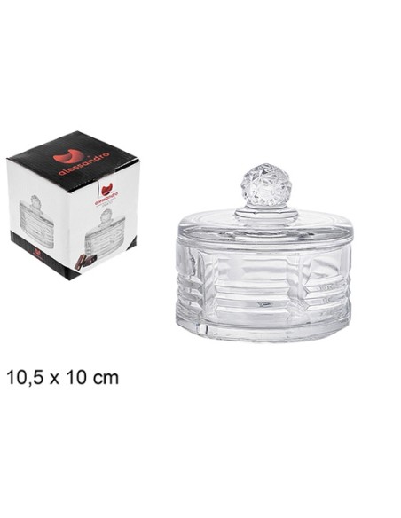 BOMBONERA CRISTAL PRATO 10,5X10CM