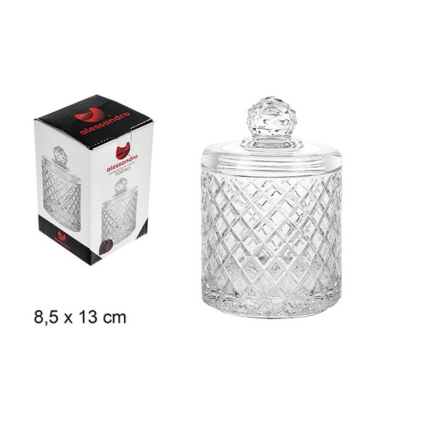 BOMBONERA CRISTAL TORINO 8,5X13 CM