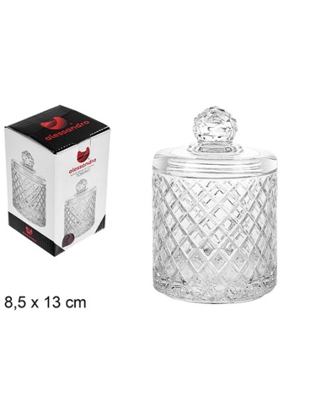 BOMBONERA CRISTAL TORINO 8,5X13 CM