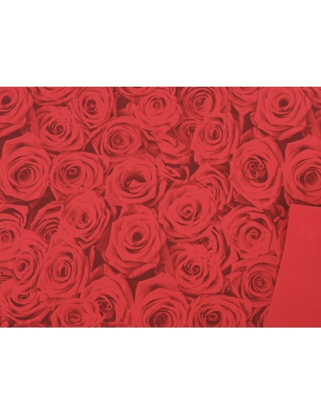 BOBINA PERLATO ROJO ROSAS ROJAS 0,7X40M BOBINA PERLATO ROJO ROSAS ROJAS 0,7X40M