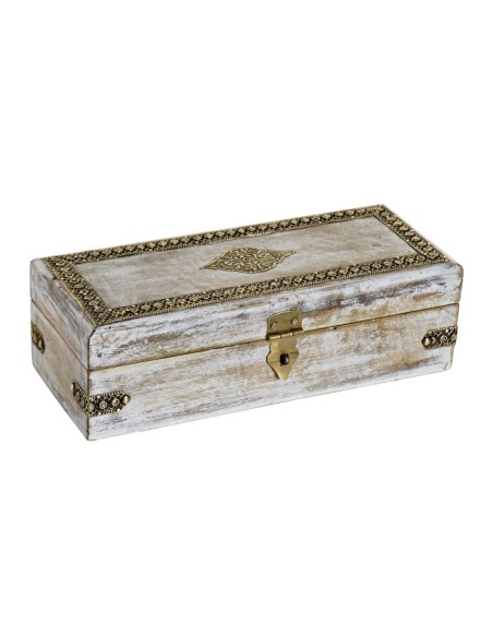 CAJA MANGO LATON 25X10X8 DECAPE BLANCO